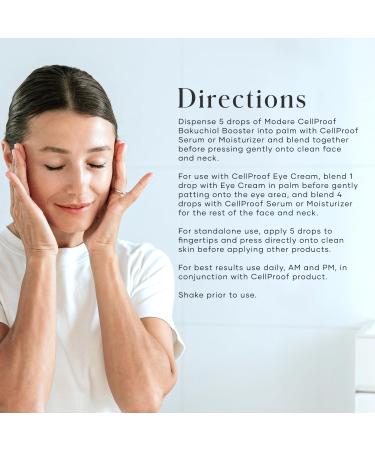 Modere Cellproof Bakuchiol Booster - Gentle Facial Booster Supporting Smooth Texture Firmness and Radiant Healthy-Looking Skin - 15 mL - Buy Online on GoSupps.com