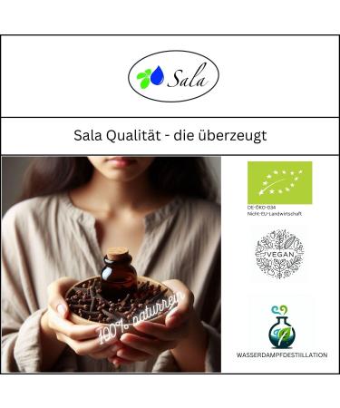  SALA Sala Organic Clove Essential Oil - Natural Flavour - To be consumed - 30ml - Buy Online on GoSupps.com