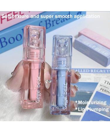 6 Colors Bear Hydrating Lip Gloss Set | Natural Plumping Lip Stain & Moisturizing Liquid Lipstick for Women & Girls - Buy Online on GoSupps.com