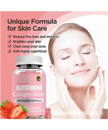 Glutathione Collagen Glow Glutathione Collagen Glow Gummies Collagen Gummies for Women Skin Care Korean Collagen Gummies to Rejuvenate Your Skin (3PCS) - Buy Online on GoSupps.com