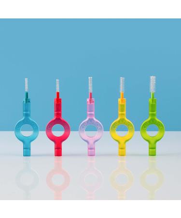 Curaprox CPS 09 Prime Refill Interdental Brushes - 0.9mm Diameter, 4mm Effectiveness - Yellow 8 Count - Buy Online on GoSupps.com