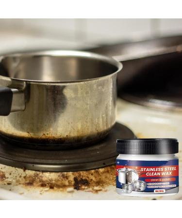 Stainless Steel Clean Wax | Magical Nano-Technology Cleaner & Polish - 3 in 1 (3 pcs) - Safe for All Surfaces - Buy Online on GoSupps.com