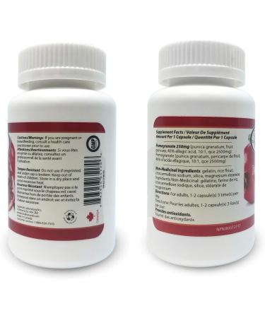 Pomegranate Extract 250mg 90c 5 bottles by Total Natural Kidney Care Powerful Antioxidant Skin Care - Buy Online on GoSupps.com