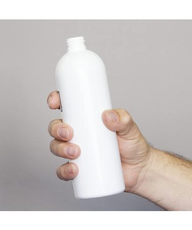 Artanis Home Silkscreened Shower Bottle Set - Shampoo, Conditioner, Body Wash - 16 oz 3-Pack (White) - Black Pumps - Buy Online on GoSupps.com