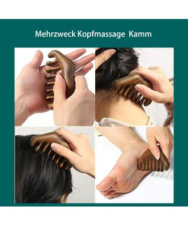 Miupoo Wood Gua Sha Massage Kit - 3-Piece Face & Body Roller Set for Cellulite & Trigger Point Relief - Buy Online on GoSupps.com