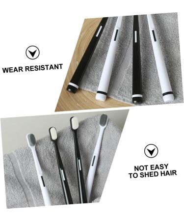 Mobestech 8pcs Wangan Hair Toothbrush Cleaning Brush - Soft Fur Oral Care Tool for New Mothers | International Shipping - Buy Online on GoSupps.com