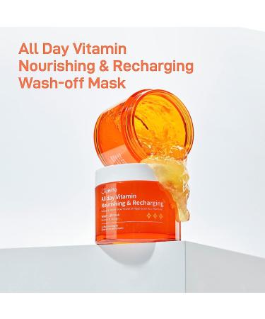 JUMISO All Day Vitamin Nourishing Mask 100ml - Korean Vegan Facial Washoff Mask for Skin Brightening & Vitamin Care - Buy Online on GoSupps.com