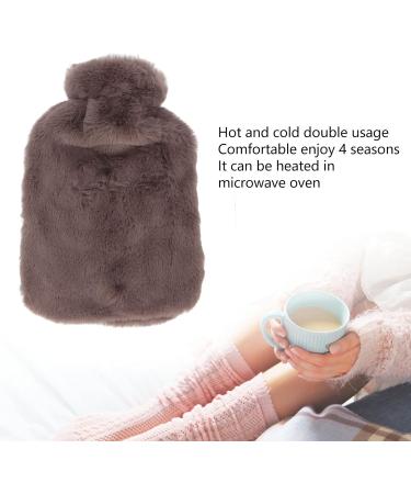 1000ml Hot Water Bottle Thickened Soft Cover Transparent PVC for Student with Portable Design - Buy Online on GoSupps.com