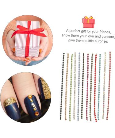 1 Box Nail Art Accessories Nail Art Decoration Charms Vintage Nail Decor Punk DIY Nail Art Nail Chain Charms Nail Embellishments Manicure Chain Charm Jewelry Zinc Alloy Chic - Buy Online on GoSupps.com