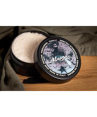 THE GOODFELLAS SMILE Abysso Traditional Shaving Soap - Made in Italy | 100g | Premium Quality for Gentlemen - Buy Online on GoSupps.com
