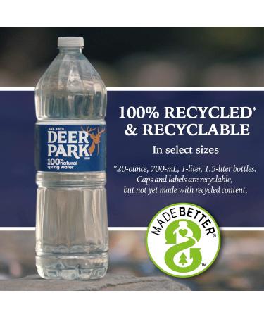 Deer Park Natural Spring Water 8oz 8fl oz (12 Pack) - Premium Hydration Option - Buy Online on GoSupps.com