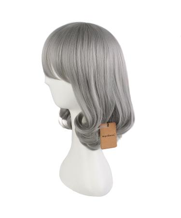 Buy MapofBeauty 18/45cm Silver Gray Curly Lolita Wig - Fashionable Women's Cosplay Hair Accessory - Buy Online on GoSupps.com