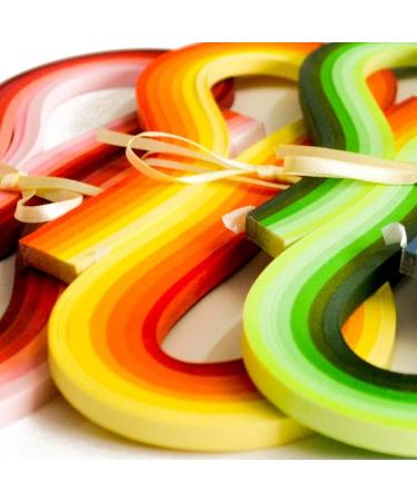 JUYA Multi-Color Quilling Strips Set - 720 Strips, 36 Colors, 54cm Length, 3mm Width - Buy Online on GoSupps.com