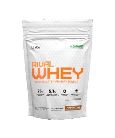 Naturally Flavored Rival Whey - Pure Chocolate 2lb Pure Chocolate 2 Pound (Pack of 1)