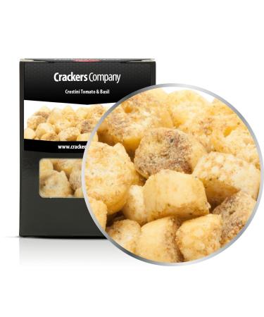 5 x 35g bread cubes croutons with tomato and basil vegetarian vegan lactose-free crunchy crispy 5 x 35g in box (175g)