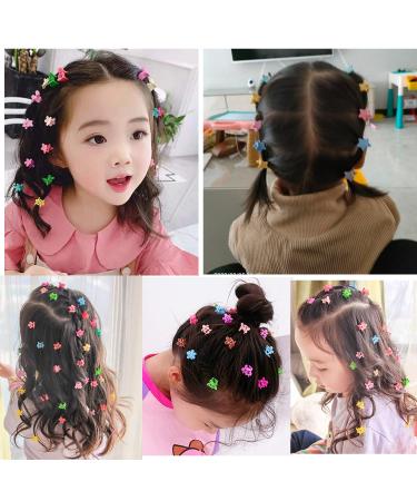 SUKPSY 40 Pcs Baby Girls Hair Claw Clips - Cute Princess Hair Accessories for Girls - Candy Color Hair Pins - Flower Hair Clips for Kids and Teens - Buy Online on GoSupps.com