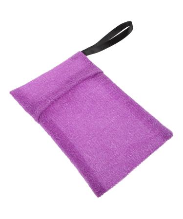 WOFASHPURET Soap Mesh Bag Purple Bar Soap Scrubber Pouch Bar Soap Scrubber Soap Scrubber Pouch Nylon