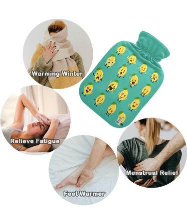 Buy Naanle Funny Lemon Heat Bottle - 2L Transparent Hot Water Bottle for Bed Hand/Foot Pain Relief | Heat & Cold Therapy - Buy Online on GoSupps.com