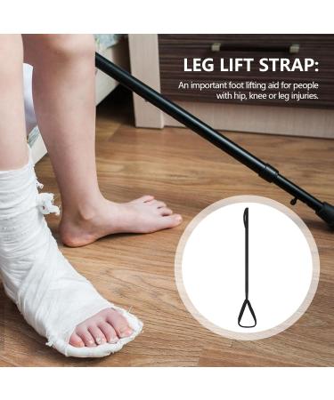 Foot Lifter Strap - Extra Long Leg Lifter Strap | Leg Lifters Getting Legs | Leglift Pull Strap With Webbed Loops | Rigid Hand Strap | Foot Loops Knee Replacement Mobility Tool For Wheelchair Hip - Buy Online on GoSupps.com