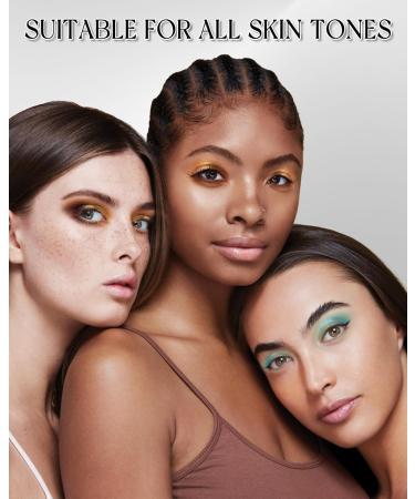  LYSdefeu Matte Eyeshadow Palette 2 Colors Matte Brown Waterproof Durable Matte Eyeshadow Palette Matte Finish Festival Eyeshadow for Eye Festival Vegan Makeup for Girls and Women-01 - Buy Online on GoSupps.com