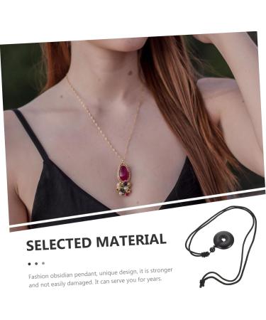 Beaupretty 3-Stone Necklace with Safety Buckle | Men's Neck Chain & Women's Jewelry | Classic Chinese Crystal Trailer Stone Necklace - Buy Online on GoSupps.com