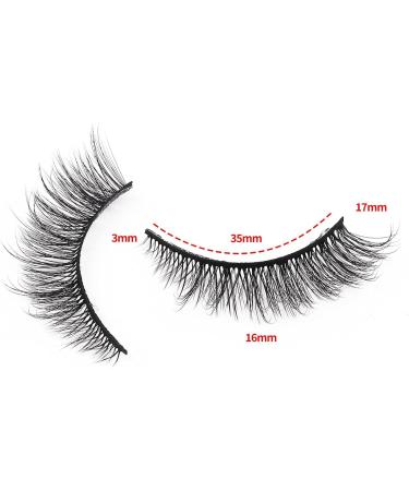 EINCORN 5 Pairs False Eyelash Cats Eye Lashes Thick Foxes Eyelashes Natural False Eyelash Artificial Eyelashes for Party - Buy Online on GoSupps.com