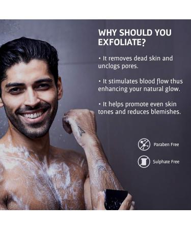 Buy Bombay Shaving Company Charcoal Deep Cleansing Bath Soap with Coffee Granules - Anti-Pollution Effect 100g | International Shipping Available - Buy Online on GoSupps.com