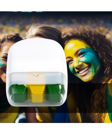 Tricolor Makeup Stick Face Painting Pencils Face Paint Pens Country Flag Makeup Pencil Item for Festivals Sports Events Painting Supplies - Buy Online on GoSupps.com