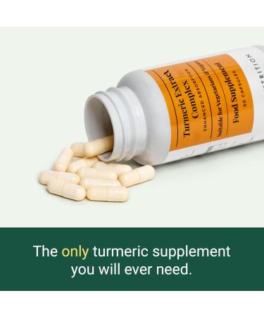 Hey Nutrition Turmeric Extract Complex - Vitamin D3 & C Black Pepper Extract - Support Muscle & Joint Relief - Maximum Potency & Enhanced Absorption - UK Manufactured - 6 Pack - 360 Vegan Capsules 60 count (Pack of 6) - Buy Online on GoSupps.com