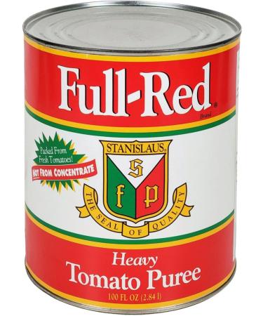 Stanislaus Full Red Tomato Puree 100 Oz Pack of 6