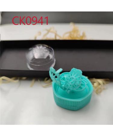 1pc Green Manually Contact Lens Washer Cleaner - Plastic Lens Cleaner Case for Dual Use - Buy Online on GoSupps.com