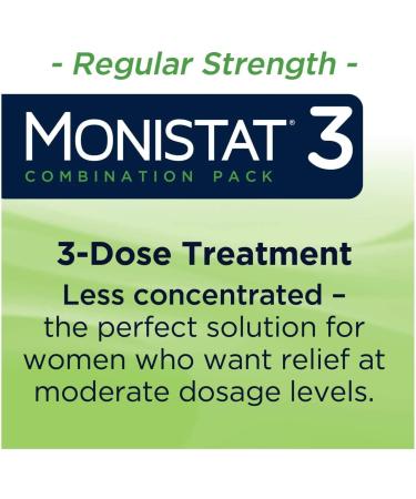 Monistat 3-Day Yeast Infection Treatment - Fast Relief with Pre-Filled Cream Applicators - Buy Online on GoSupps.com