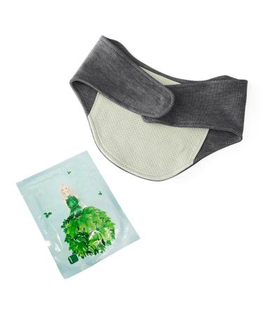 Self-Warming Neck Strap & Tourmaline Neck Pad - Relief for Neck Pain | Dark Gray Comfort with Pocket | Ideal for Office Use - Buy Online on GoSupps.com