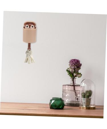 Alipis Coat Rack - Strong Sticky Wall Hook Squirrel Design - Size 1 Brown | International Shipping Available - Buy Online on GoSupps.com