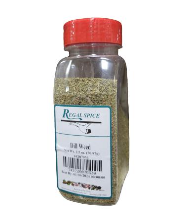 Regal Dill Weed Spice - Chopped Dill Herb to Add Pungent and Slightly Sweet Flavor to Your Dishes (Dry Dill Weed 2.5 oz Container for Cooking and Seasoning Needs) - Buy Online on GoSupps.com