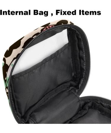 Butterfly Flower Leopard Print Portable Napkin Storage Bags for Women & Teens - Stylish Menstrual Cup & Nursing Holders - Buy Online on GoSupps.com