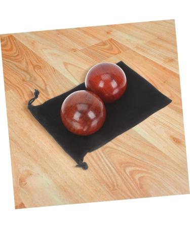 Healeeved 8 STK Wooden Massage Balls - Deep Tissue Muscle Relief & Hand Therapy Fitness Tool - Buy Online on GoSupps.com