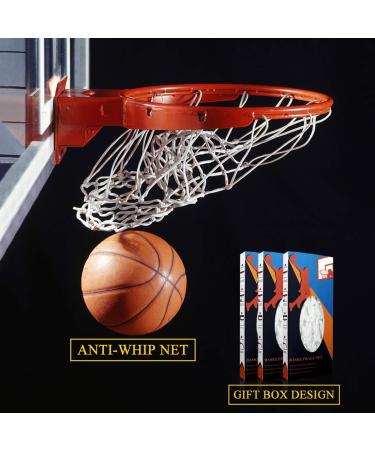 ProSlam Heavy Duty Basketball Net Replacement - All Weather Anti Whip, Fits Standard 12 Loops Rims - Buy Online on GoSupps.com