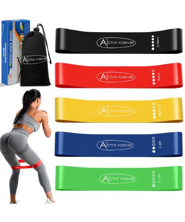 ACTIVE FOREVER Resistance Band Pull up Assist Band Fitness Band Suitable for Muscle Stretching Yoga Exercise Colors