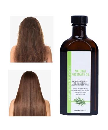 2 Pack Pure Rosemary Essential Oil for Hair Growth | Natural Smoothing Remedy for All Hair Types - 100 ml - Buy Online on GoSupps.com
