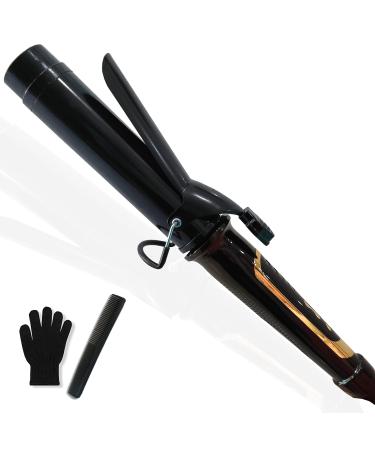 1 1/2 Inch Curling Iron with Ceramic Coating Barrel for Long Hair  1.5 Inch Extra Long Barrel Curling Iron Big Waver Hair Style Tool for Girls & Women