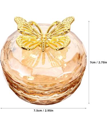 NOLITOY Crystal Glass Nail Art Dappen Dish Acrylic Nail Liquid Powder Bowl Monomer Holder with Lid Manicure Nail Art Tools - Buy Online on GoSupps.com