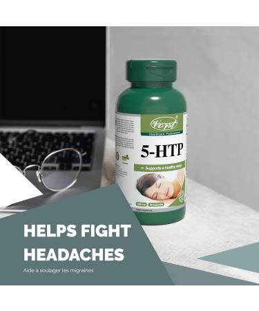 VORST 5-HTP 100mg 60 Capsules | Supplement For Promoting Natural Healthy Sleep & Fighting Symptoms of Minor Insomnia | 1 Bottle 60 count (Pack of 1) - Buy Online on GoSupps.com