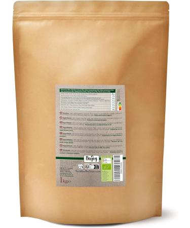 Biojoy Organic rose hips (1 kg) dried and whole rosehip fruits (Rosa canina) - Buy Online on GoSupps.com
