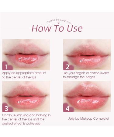 Flortte Jelly Lipstick | Heart-Shaped Moisturizing Lip Glaze Pen - Buy Online on GoSupps.com