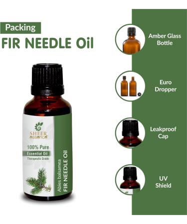 Pure Balsam Fir Needle Oil -(Abies Balsamea)- Essential Oil 100% Pure Natural Undiluted Uncut Therapeutic Grade Oil 1.01 Fl.OZ 1.01 Fl Oz (Pack of 1) - Buy Online on GoSupps.com
