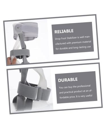 Premium Foot Immobilizer & Orthotic Tool for Drop Foot - Ankle Support Brace PVC Correction Belt - White 29x28x9cm - Buy Online on GoSupps.com