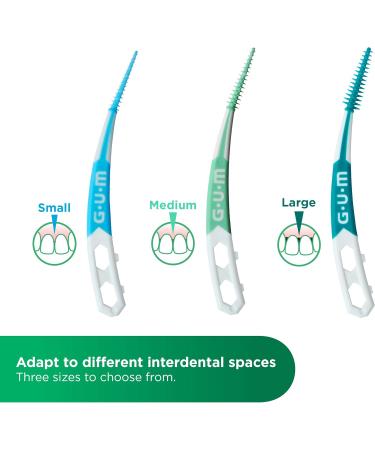 Gum Soft Picks - Advanced Interdental Cleaner for Gentle & Effective Cleaning | 3x60 Medium Size | International Shipping Available - Buy Online on GoSupps.com