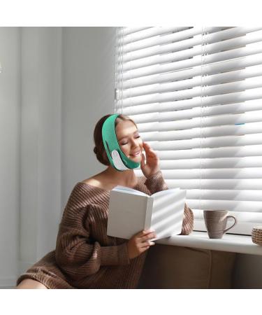 Face Toning Belts - Breathable Elastic Face Tape Face Belts V Lines Face Lifting Strap Hook and Loop Chin and Cheek Lifting Bandage for V Face Lift Green - Buy Online on GoSupps.com