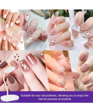 Aceshop Mini LED Nail Lamp - Portable 12W Quick Dry Gel Polish Curing Lamp | 60s USB Timer | 360 Rotatable Design - Home DIY Salon Manicure - Buy Online on GoSupps.com